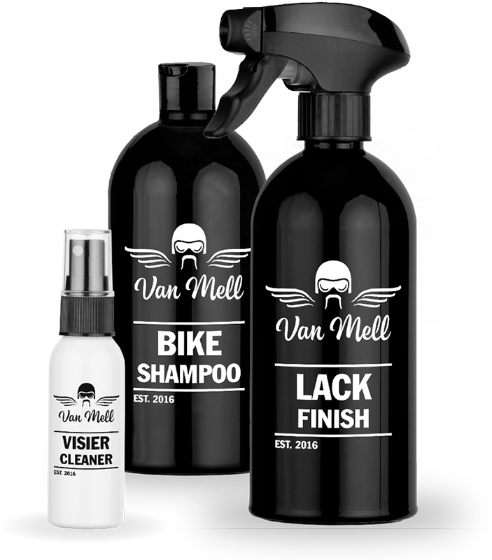 Van Mell Produkte Motorrad waschen und pflegen
